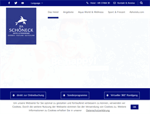Tablet Screenshot of ifa-schoeneck-hotel.com